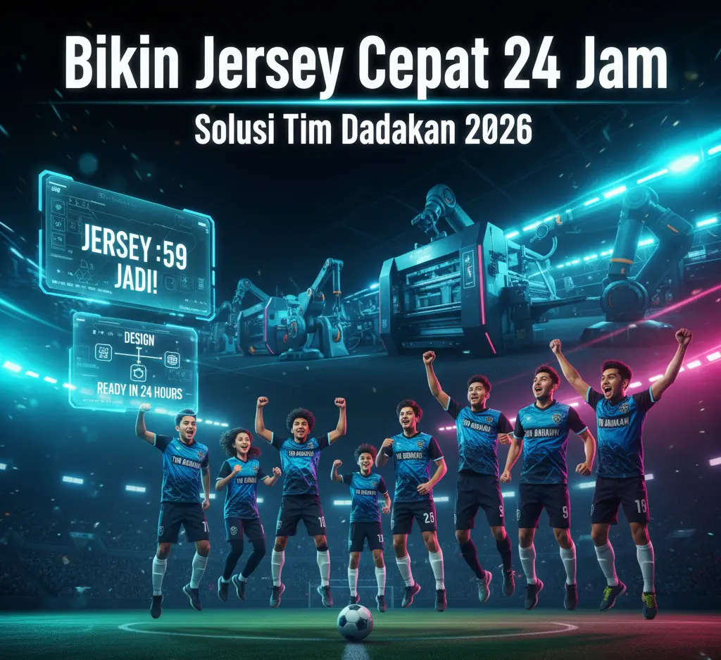 Bikin Jersey Cepat Jadi Kebutuhan Utama Tim Dadakan di Tahun 2026