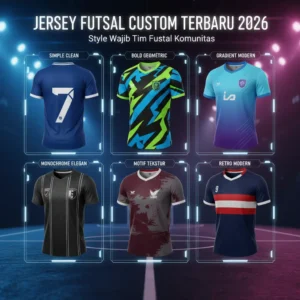 Jersey Futsal Custom Terbaru yang Paling Banyak Dipesan Awal Tahun